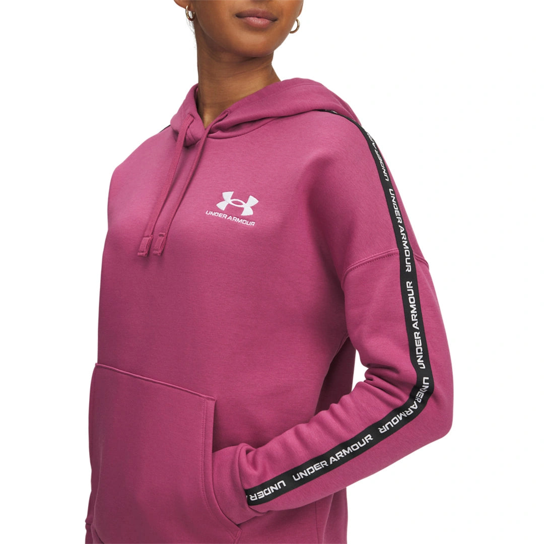 UA Women Icon Fleece Taped Hoodie | 6003708