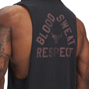 UA Men Project Rock Sleeveless Hoodie | 6005049