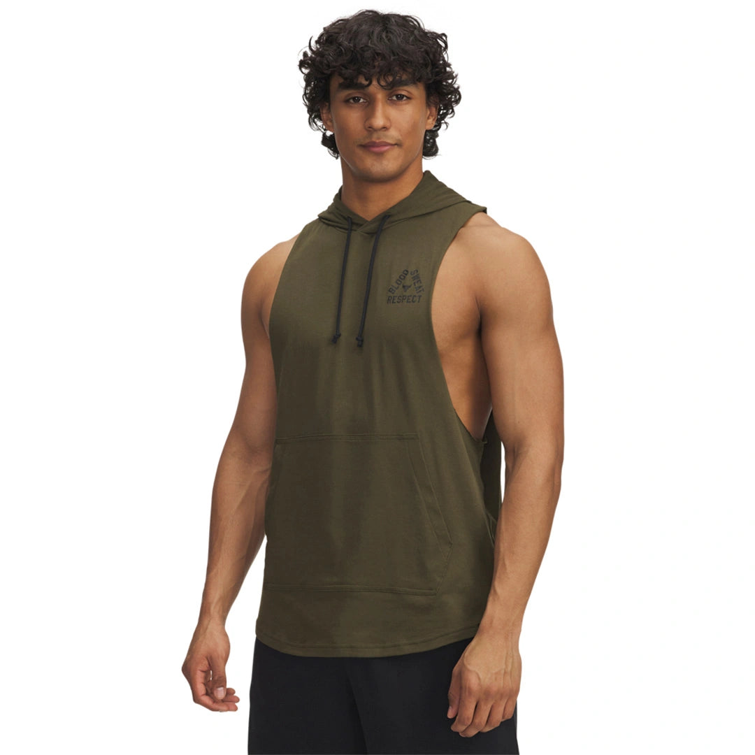 UA Men Project Rock Sleeveless Hoodie | 6005049