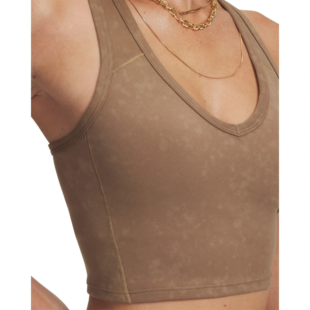 UA Women Meridian Suede Effect Bra | 6005754