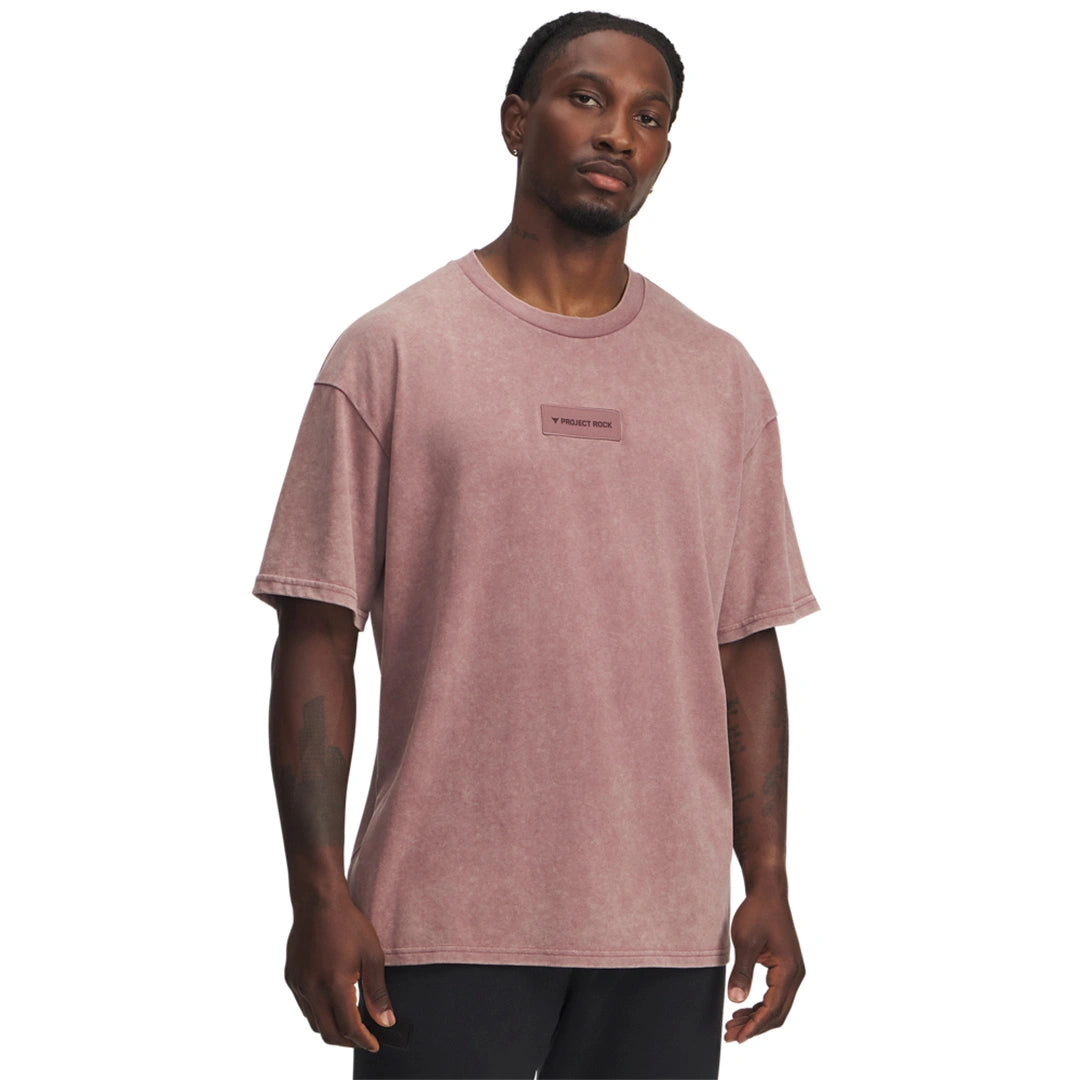 UA Men Project Rock Heavyweight Oversized T-Shirt | 6006763