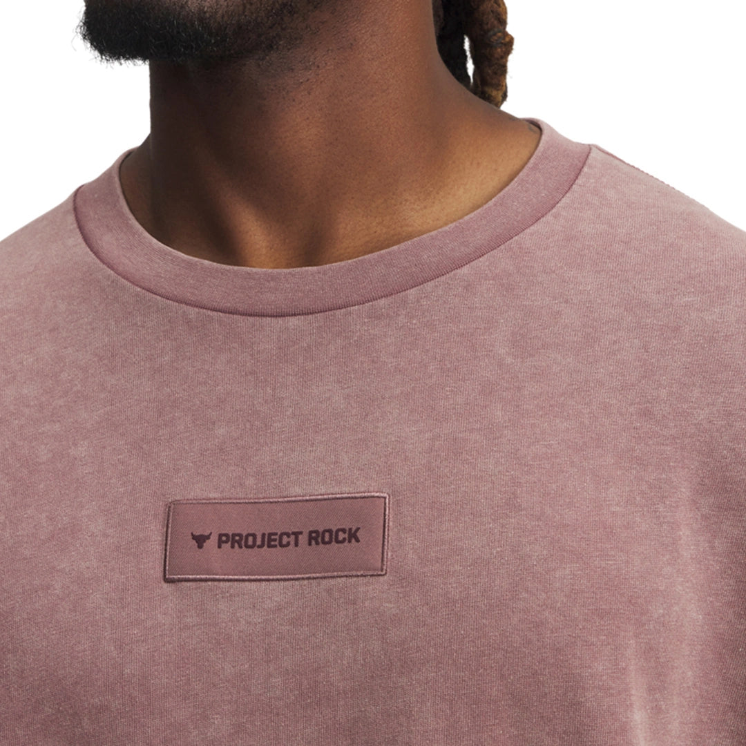 UA Men Project Rock Heavyweight Oversized T-Shirt | 6006763