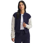 UA Women Icon Terry Varsity Jacket | 6007032