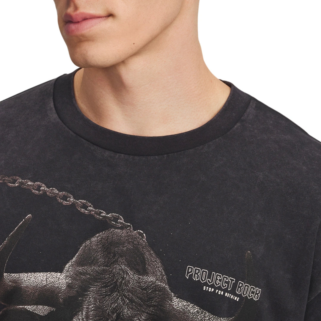 UA Men Project Rock Washed Heavyweight | 6007182