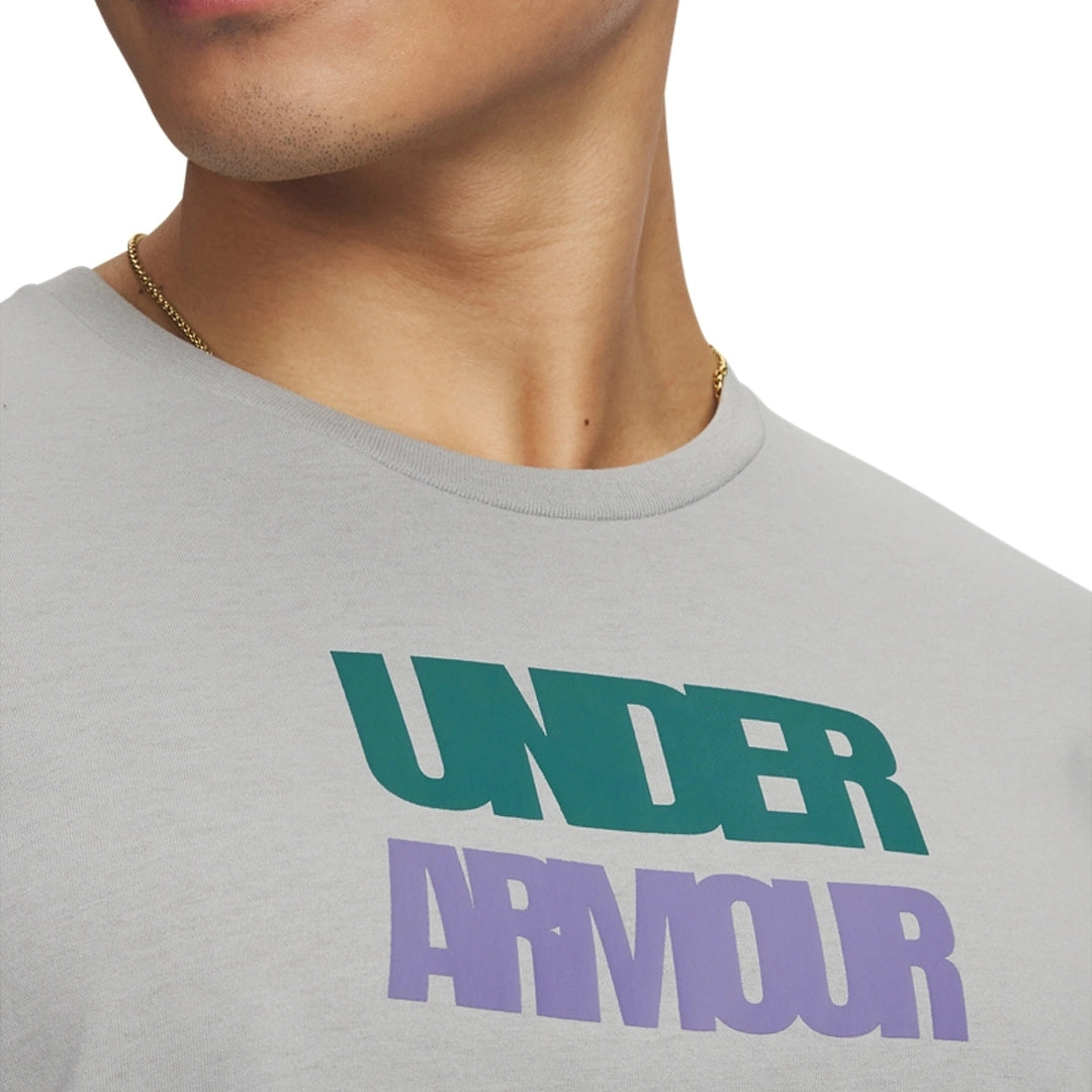 UA Men Block Logo Short Sleeve | 6009250