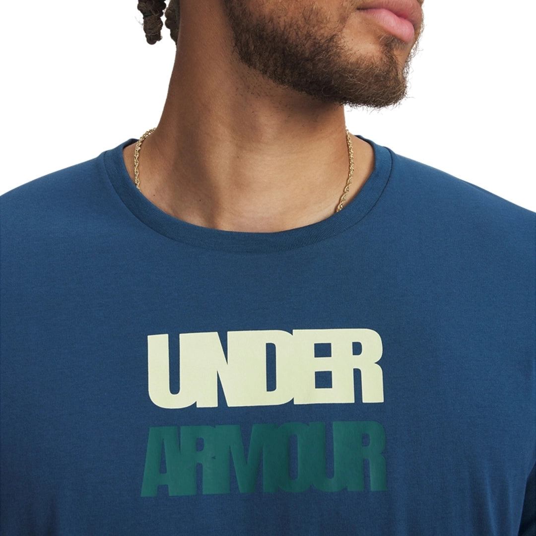 UA Men Block Logo Short Sleeve | 6009250