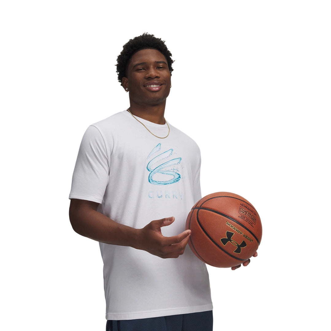 UA Men Curry Splash Wordmark Tee | 6011257