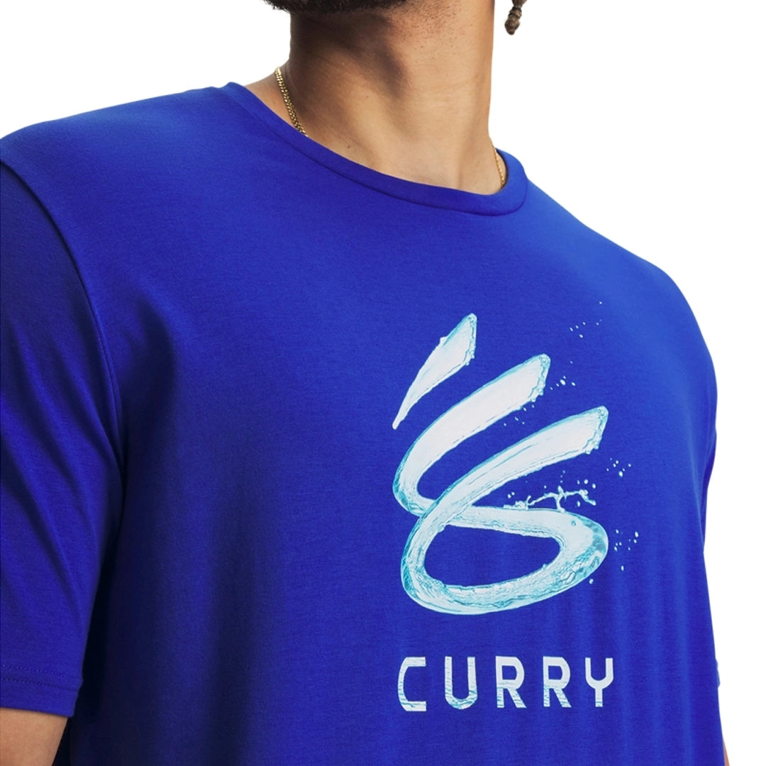 UA Men Curry Splash Wordmark Tee | 6011257