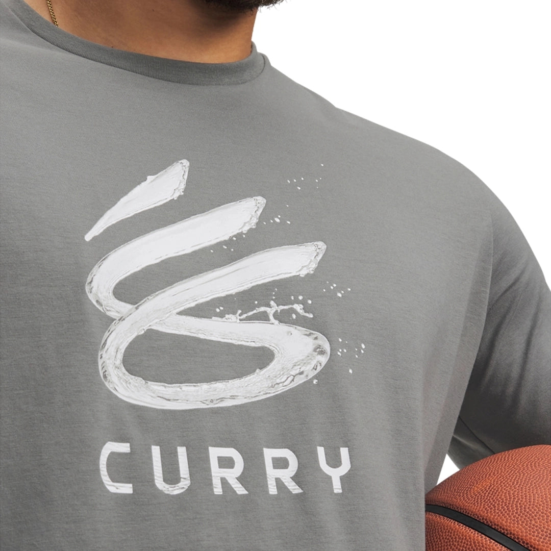 UA Men Curry Splash Wordmark Tee | 6011257